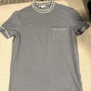 Club Monaco piqúe crewneck tee.